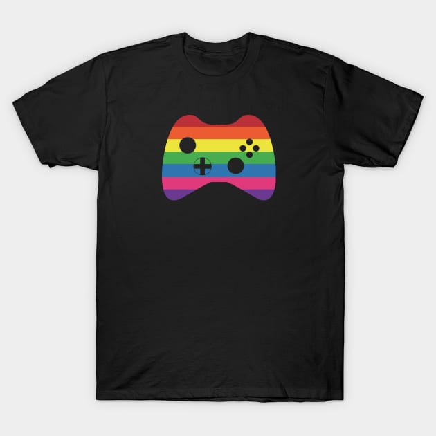 Video Game Controller LGBTQIA Gamer T-Shirt by Issho Ni